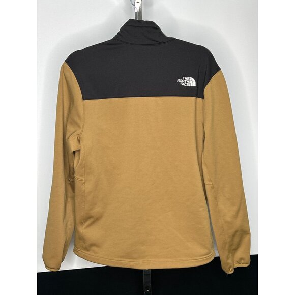 The North Face Mens Medium Full-Zip Jacket Black & Tan Fleece - Picture 5 of 8